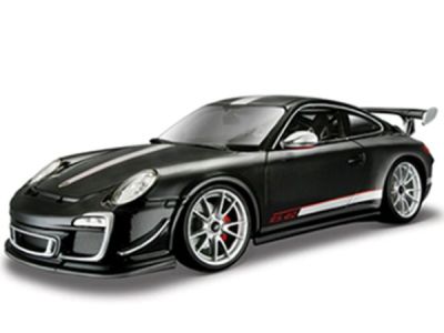 Метална кола Porsche 911 GT3 RS 4 black Bburago 1/18