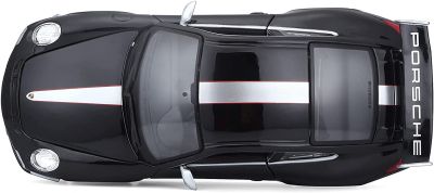 Метална кола Porsche 911 GT3 RS 4 black Bburago 1/18