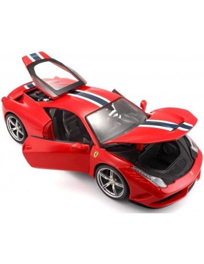 Метална кола Ferrari 458 Speciale Modellino Bburago 1/18