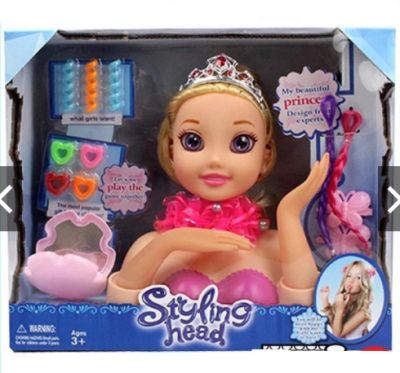 Кукла глава за прически с аксесоари 369