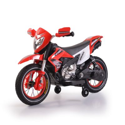 Детски акумулаторен мотор Super Moto - FB-6186 червен
