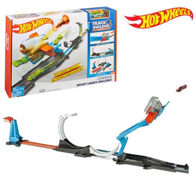 Писта за сглобяване ракетен изстрел Track Builder Hot Wheels - FLK60