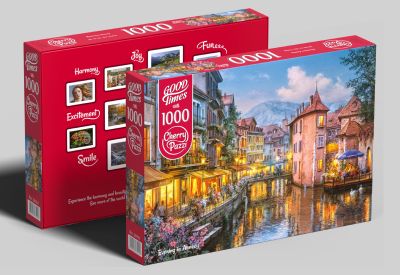 Пъзел Вечер в Анси 1000 части Cherry Pazzi 30257