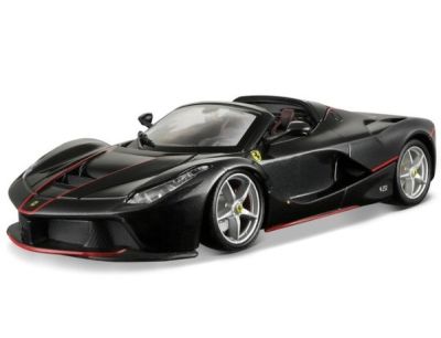 Метален автомобил Ferrari LaFerrari Aperta F70 Bburago 1:24 black