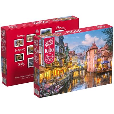 Пъзел Вечер в Анси 1000 части Cherry Pazzi 30257