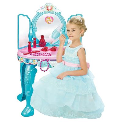 Детска тоалетка с дистанционно отварящи се вратички и аксесоари 90009