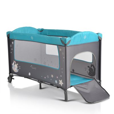 Детска кошара 2 нива МОНИ SLEEPY тюркоаз