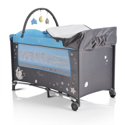 Детска кошара 2 нива МОНИ SLEEPY син