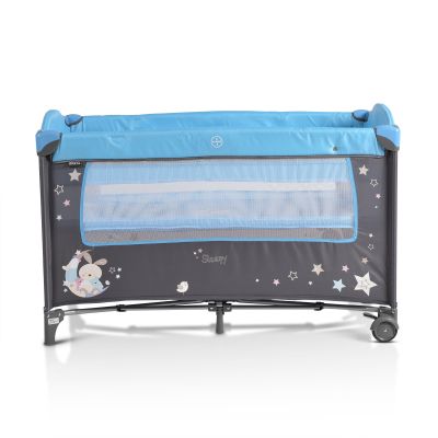 Детска кошара 2 нива МОНИ SLEEPY син