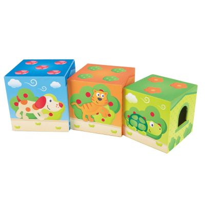 Дървена кула с животни Hape H0451