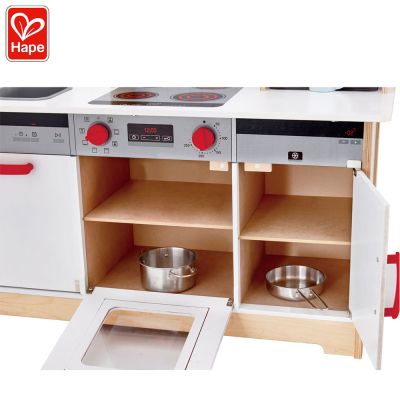 Дървена кухня със звукови и светлинни ефекти All-in-1 Hape H3145