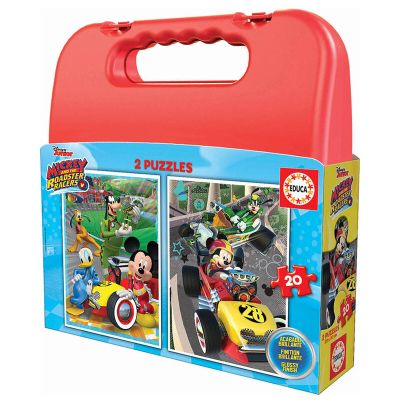 Пъзел в куфарче Disney Мики и приятели 2х20 части EDUCA 17639