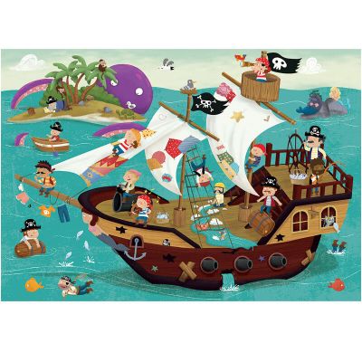 Детски пъзел за наблюдателност Пирати 50 части Educa 18896