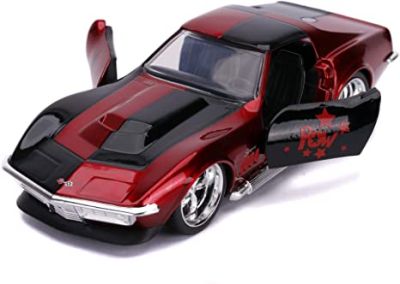 Метален автомобил 1969 Corvette Stingray Harley Quinn Jada Toys 1/32 - 253252015