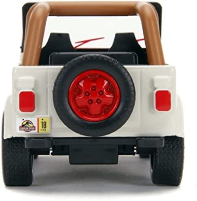 Метален автомобил Jeep Wrangler Jurassic Park Jada Toys 1/32 - 253252019