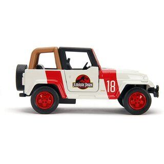 Метален автомобил Jeep Wrangler Jurassic Park Jada Toys 1/32 - 253252019