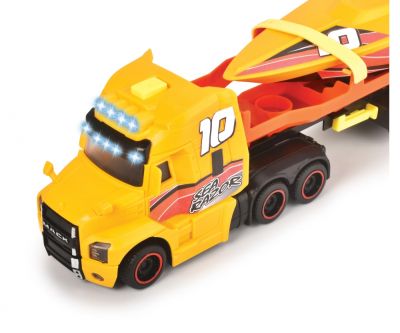 Камион Mack с ремърке и моторна лодка Dickie Toys 203747009