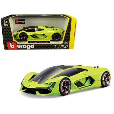 Метален автомобил Lamborghini Terzo Millennio Bburago 1:24 Green