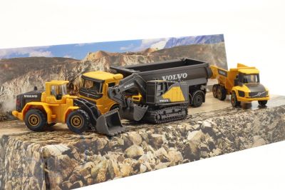 Majorette Комплект Строителни машини Volvo 212057287