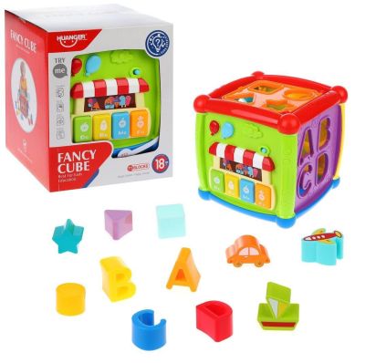 Интерактивен музикален куб сортер Huanger HE0520