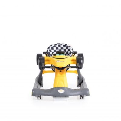 Музикална бебешка проходилка Cangaroo DAYTONNA 2В1 жълта