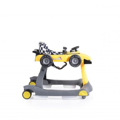 Музикална бебешка проходилка Cangaroo DAYTONNA 2В1 жълта