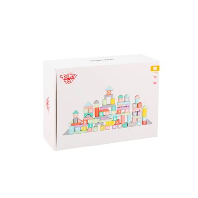 Дървени кубчета 90ел. Tooky Toy TY594