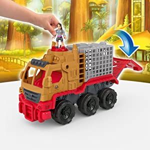 Камион с клетка и рамка Jurassic World Camp Creaceous HCH97