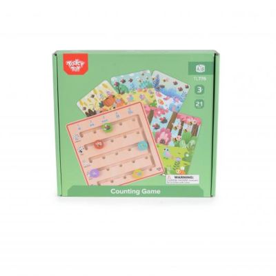 Дървена игра Да се научим да броим Tooky Toy TL776