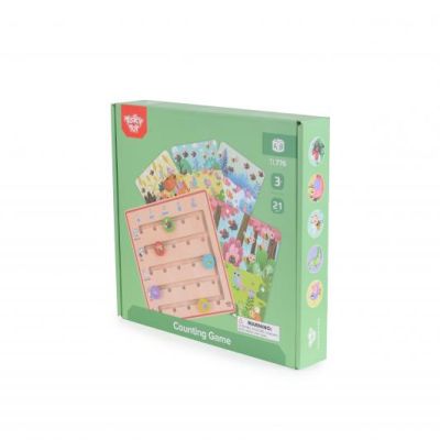 Дървена игра Да се научим да броим Tooky Toy TL776
