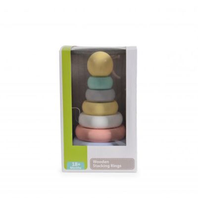 Дървена пирамида с рингове 2542