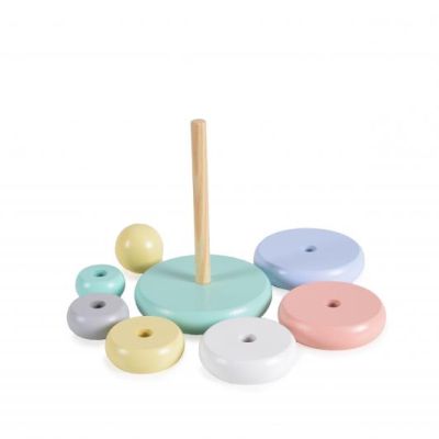 Дървена пирамида с рингове 2542