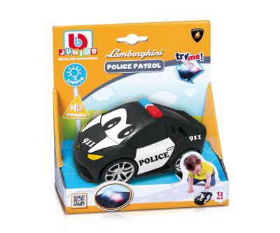 Музикална полицейска количка Lamborghini с звуци Bburago Junior 81206 