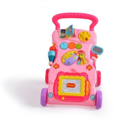 Детска музикална проходилка Walker DREAMS ,розов
