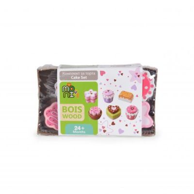 Детски дървени сладкиши в кутия за сервиране D010