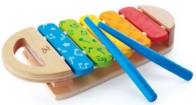 Детски дървен ксилофон Rainbow Hape H0606
