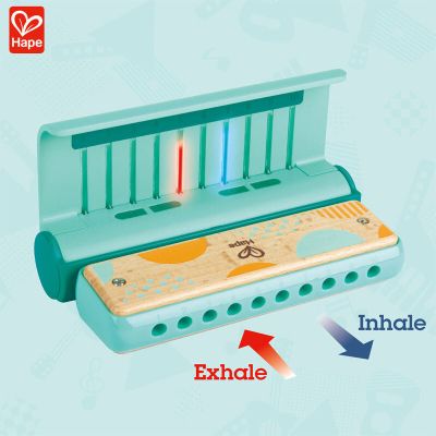 Детска електронна хармоника В ритъма на светлините Hape H0623