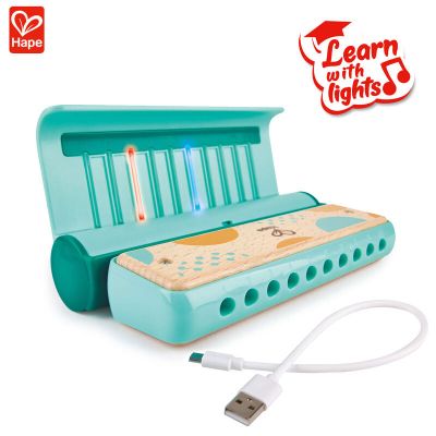 Детска електронна хармоника В ритъма на светлините Hape H0623