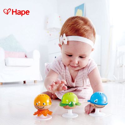 Комплект бебешки дрънкалки морски животни Hape - H0330