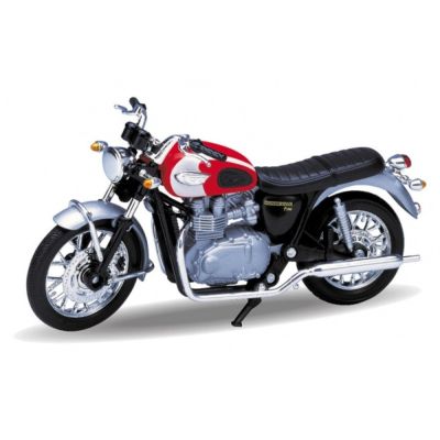 Метален мотор Triumph Bonneville Welly 1:18