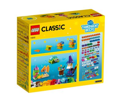 Конструктор LEGO CLASSIC Творчески прозрачни тухлички 11013