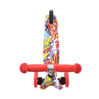 Тротинетка със светещи колела LORELLI MINI, RED GRAFFITI