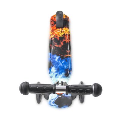 Тротинетка със светещи колела YUPPEE; Red FLAME