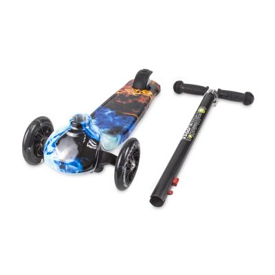 Тротинетка със светещи колела YUPPEE; Red FLAME