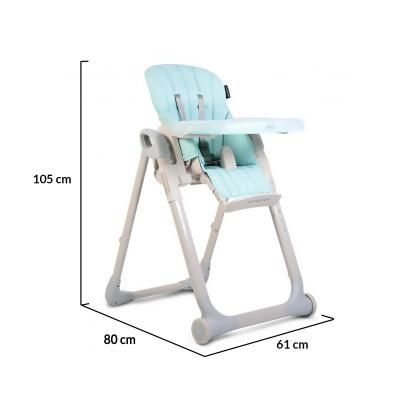 Детски стол за хранене Cangaroo I EAT СВЕТЛО СИН