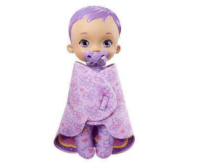 Бебе пеперудка с лилава коса My Garden Baby HBH39  