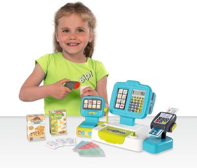 Електронен касов апарат с четец и кантар SMOBY 7600350110