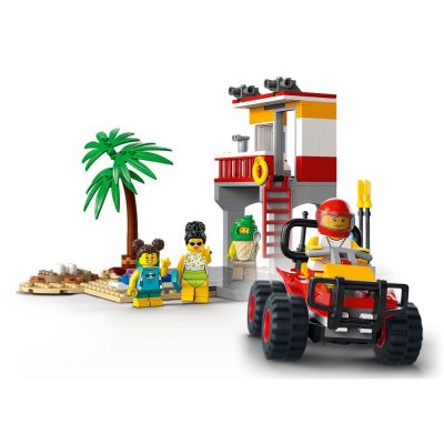 Конструктор LEGO CITY Спасителна станция на плажа 60328