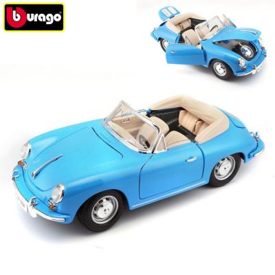 Метална кола Porsche 356B Cabriolet Bburago 1:18