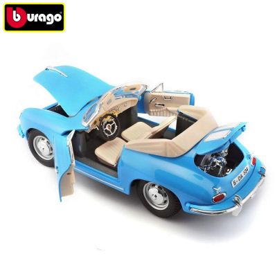 Метална кола Porsche 356B Cabriolet Bburago 1:18